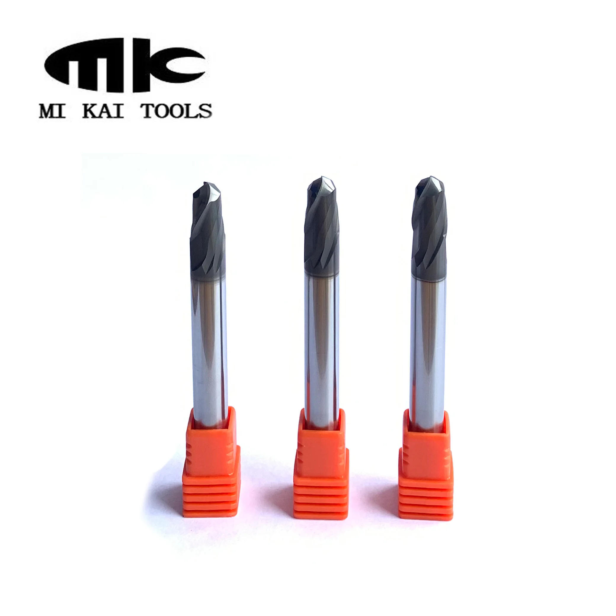 Solid Carbide Spheric Milling Cutter 2 Flute Ball Nose End Mill Feed And Speed