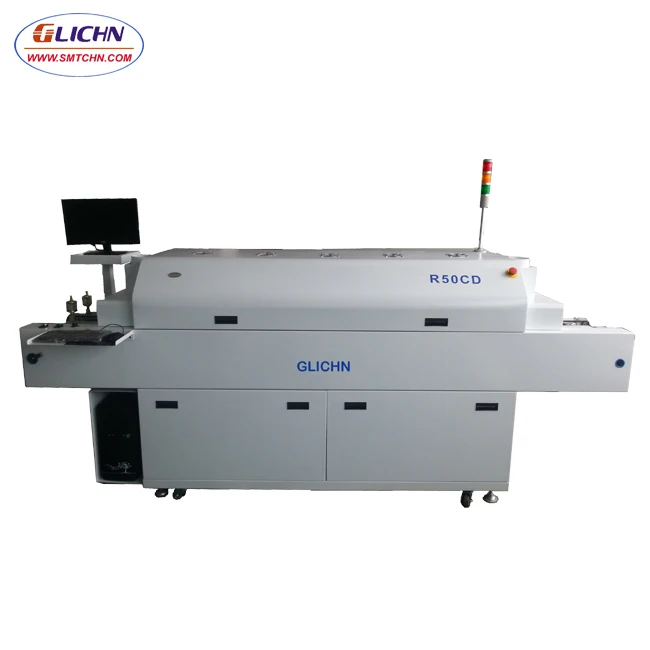 SMT infrared reflow oven IR reflow oven /SMD reflow oven/led hot air refow oven Chain 300mm mesh 350mm R50CD