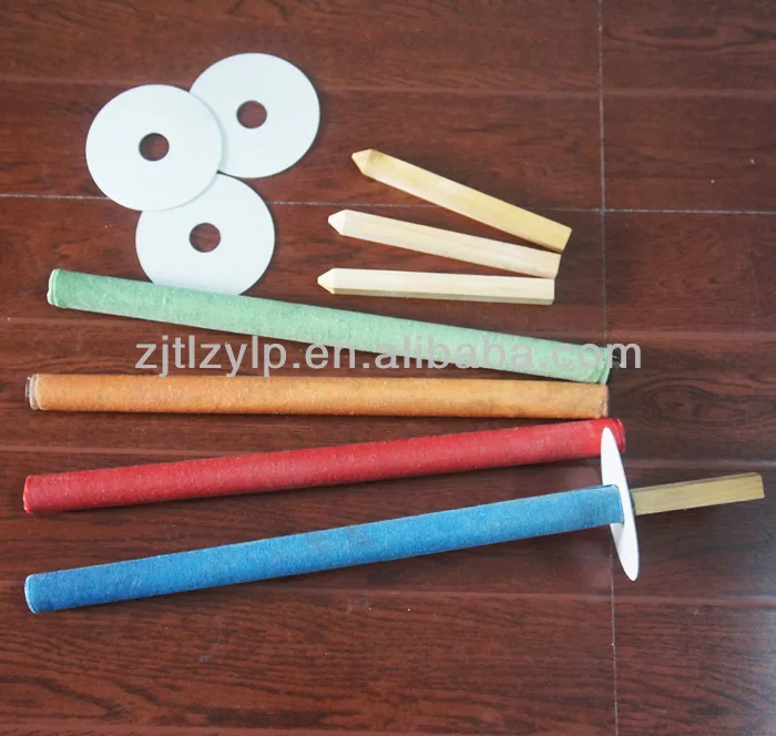 Attractive price hand-hold cotton torch wax torch activities candles made in china