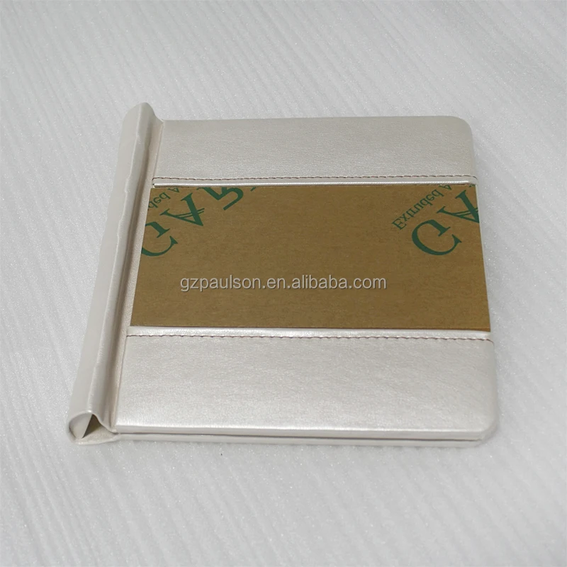 
leather with acrylic album cover 