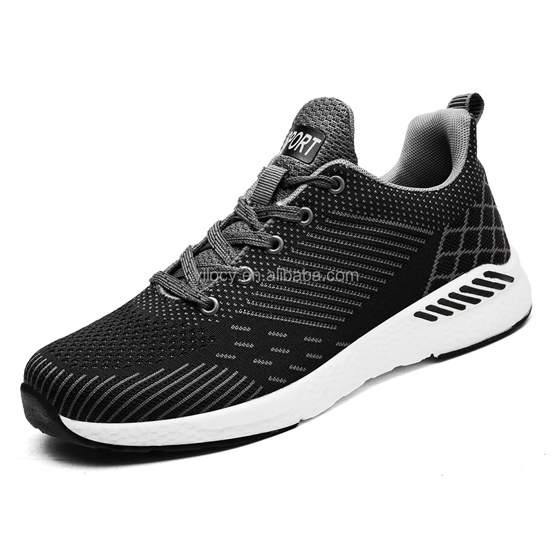 Fashion Knit Sports Sneakers for Couple Casual Action Jogging Shoes