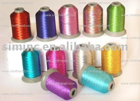 Made in China metallic thread knitting thread, weaving thread & embroidery thread
