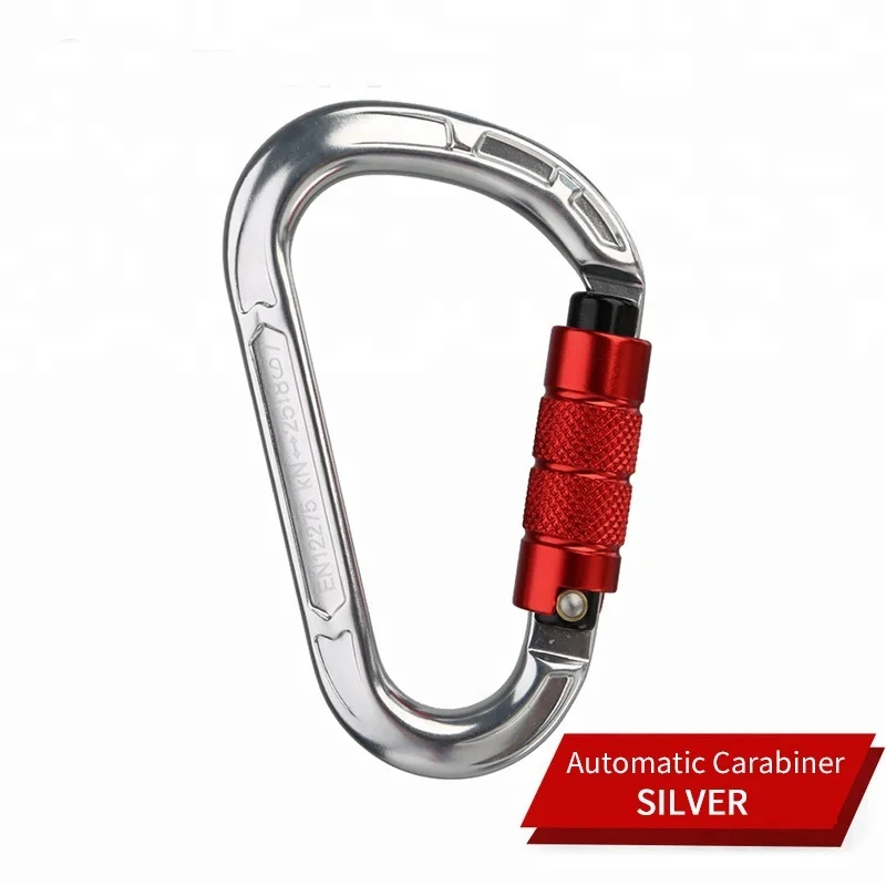 XINDA new arrival  CE UIAA 25kN 7075  aluminum HMS climbing carabiner custom logo
