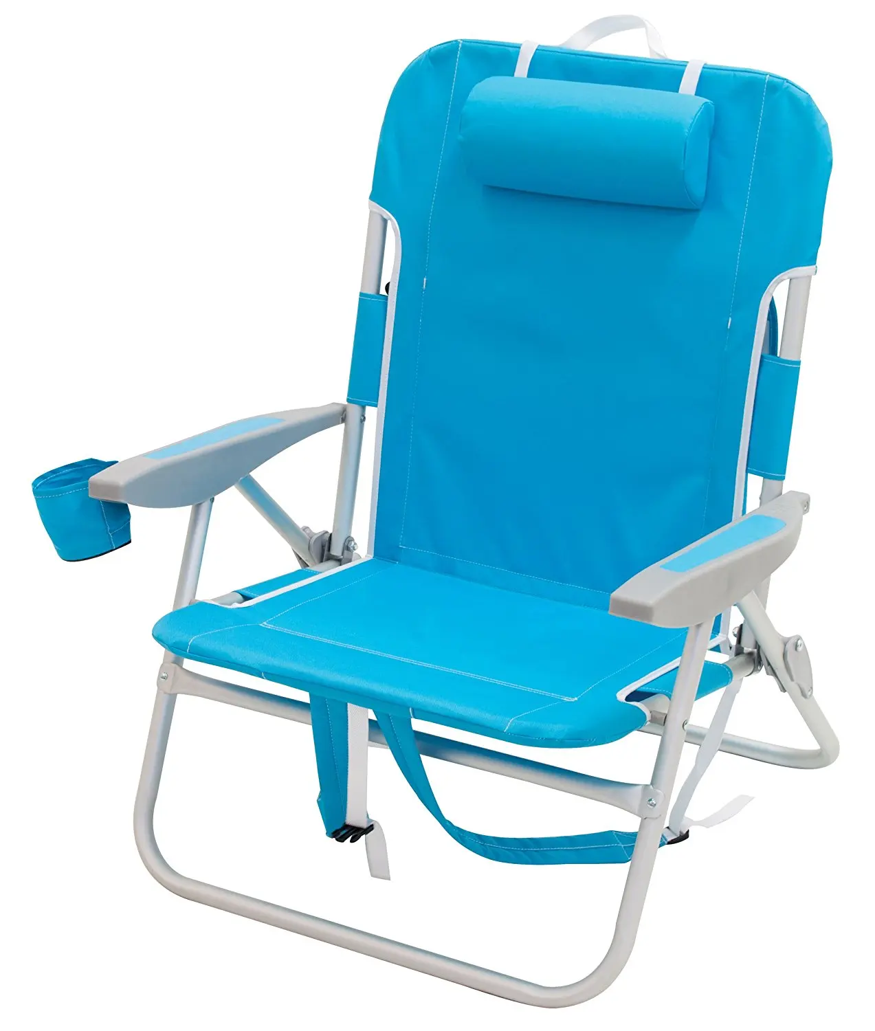 outdoor lightweight 4-Position Aluminum  seat Beach camping folding arm Chair