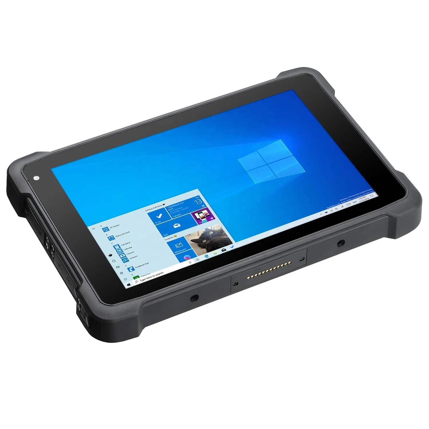 Wall mounted android OS industrial rugged waterproof tablet pc with NFC reader MT8100