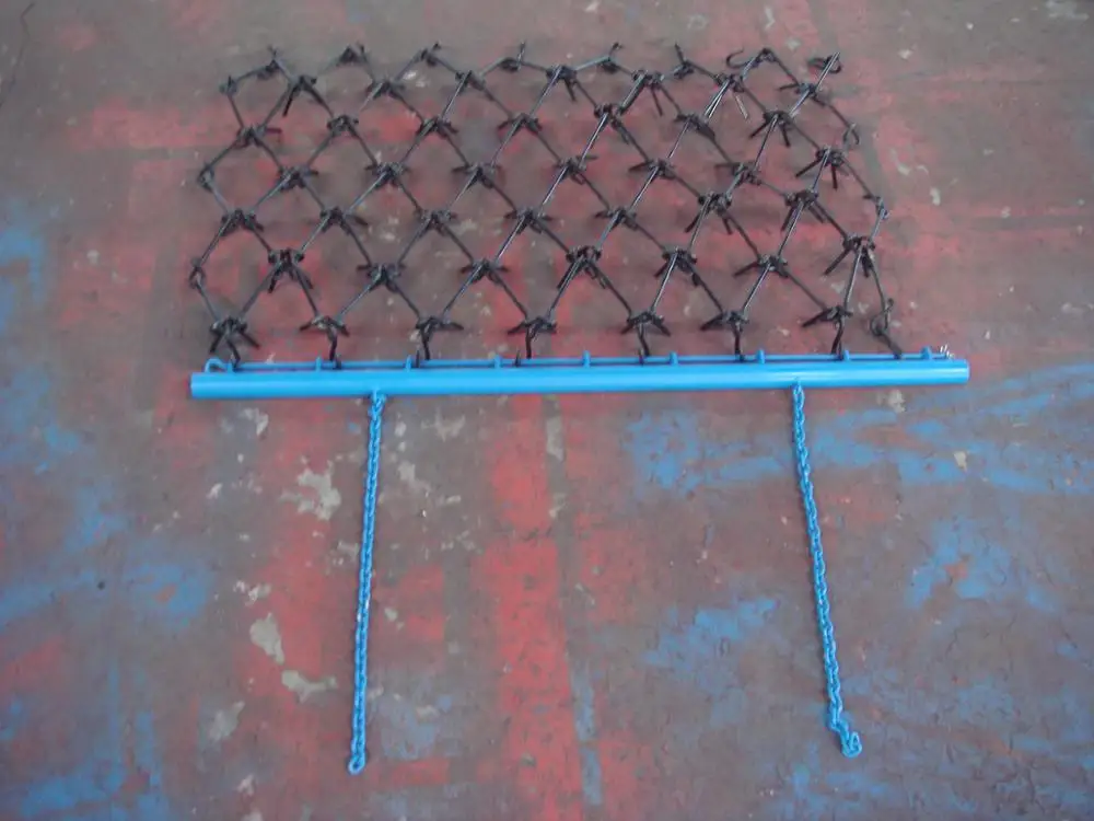 farm machinery equipment 3 point drag chain harrow for sale