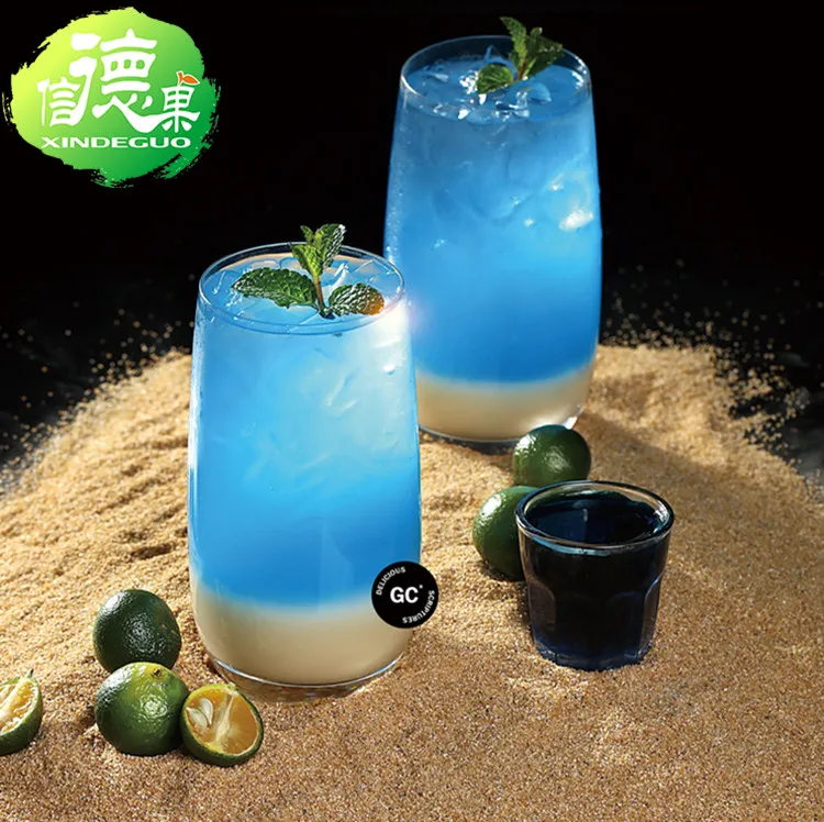 Flavor Syrup for Cocktail, Blue Curacao Syrup for Bubble Tea Drink