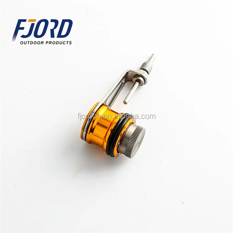 FJORD OEM HOT SALES In Stock Colorful Full Stainless Steel Fishing PE line Bobbin Knotter