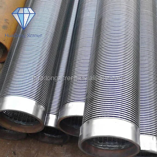 Wedge wire screen/Wire wrapped continuous slot screen/Johnson water well screen
