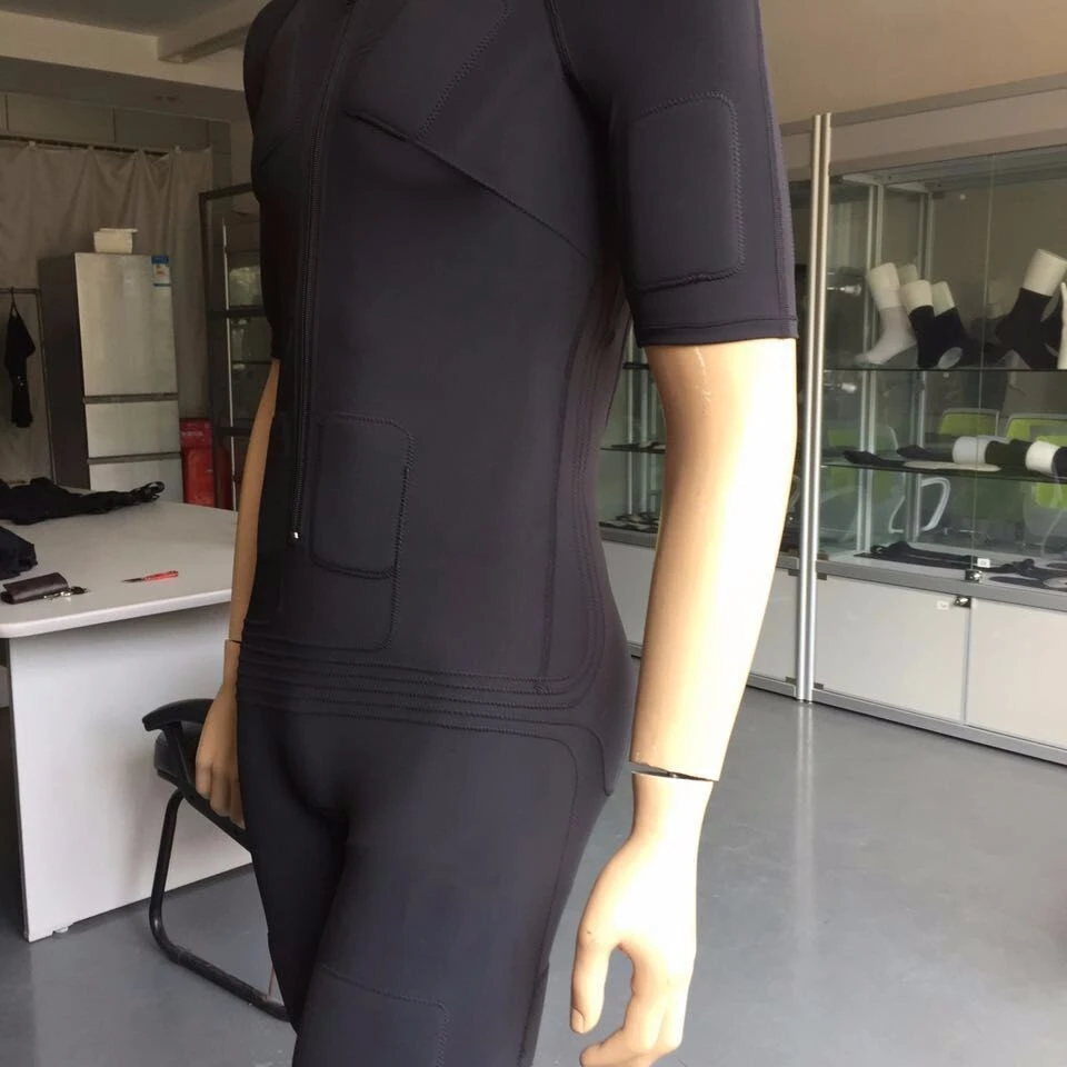 electrical muscle stimulator dry electrodes ems fitness suit