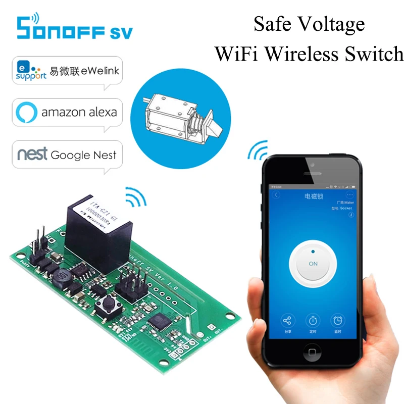 SONOFF Diy smart switch Wifi esp8266 Module Sonoff SV