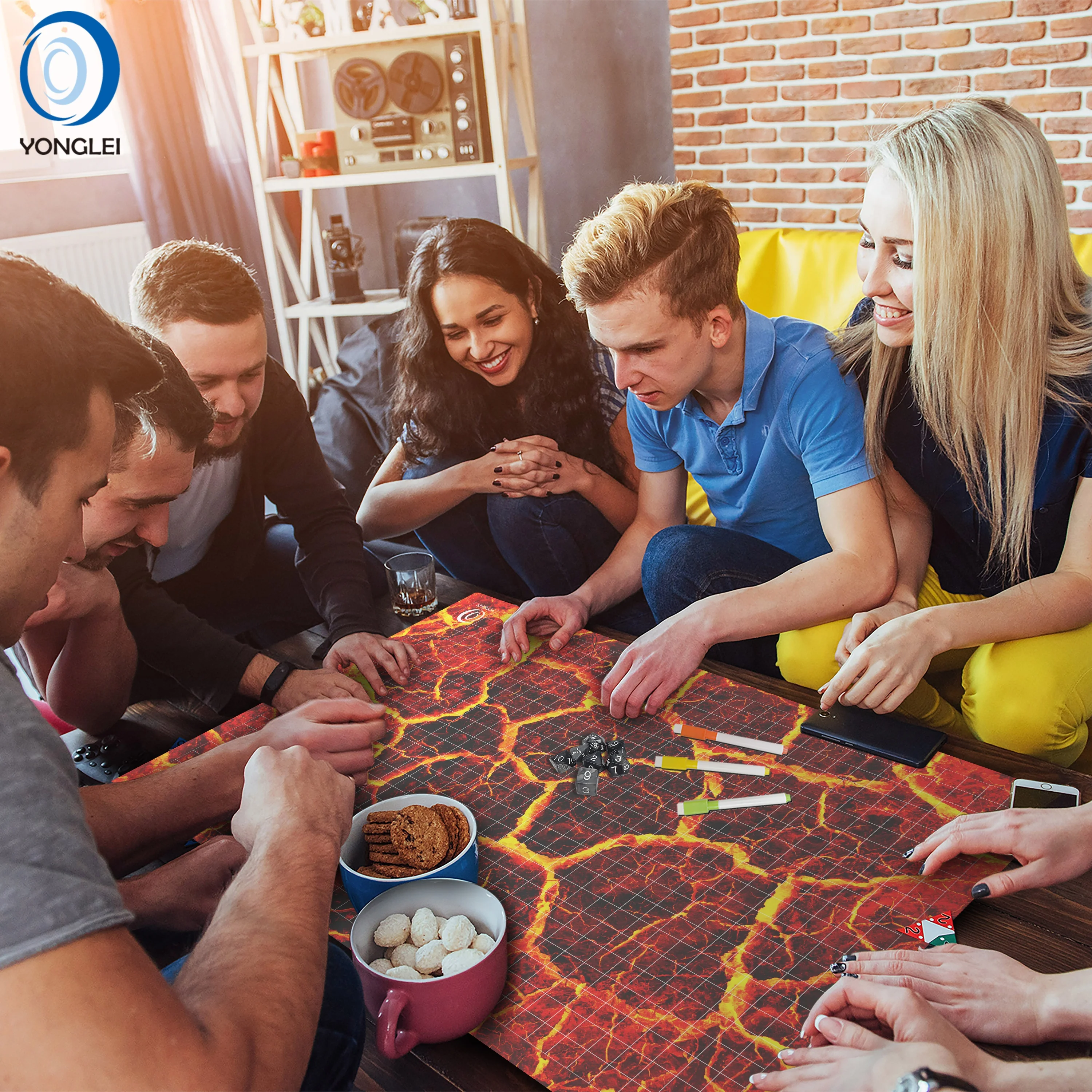 2.4-1A2 Reusable dry erase wargame mat