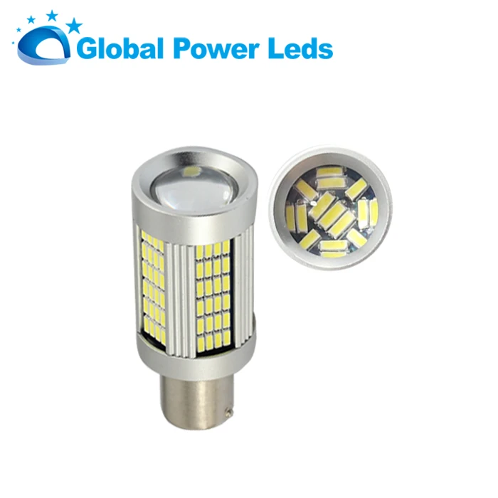
55w Halogen lamp replacement bulb 21w reversing led Canbus no Error p21w 1156 BA15S 4014smd led car turning light 