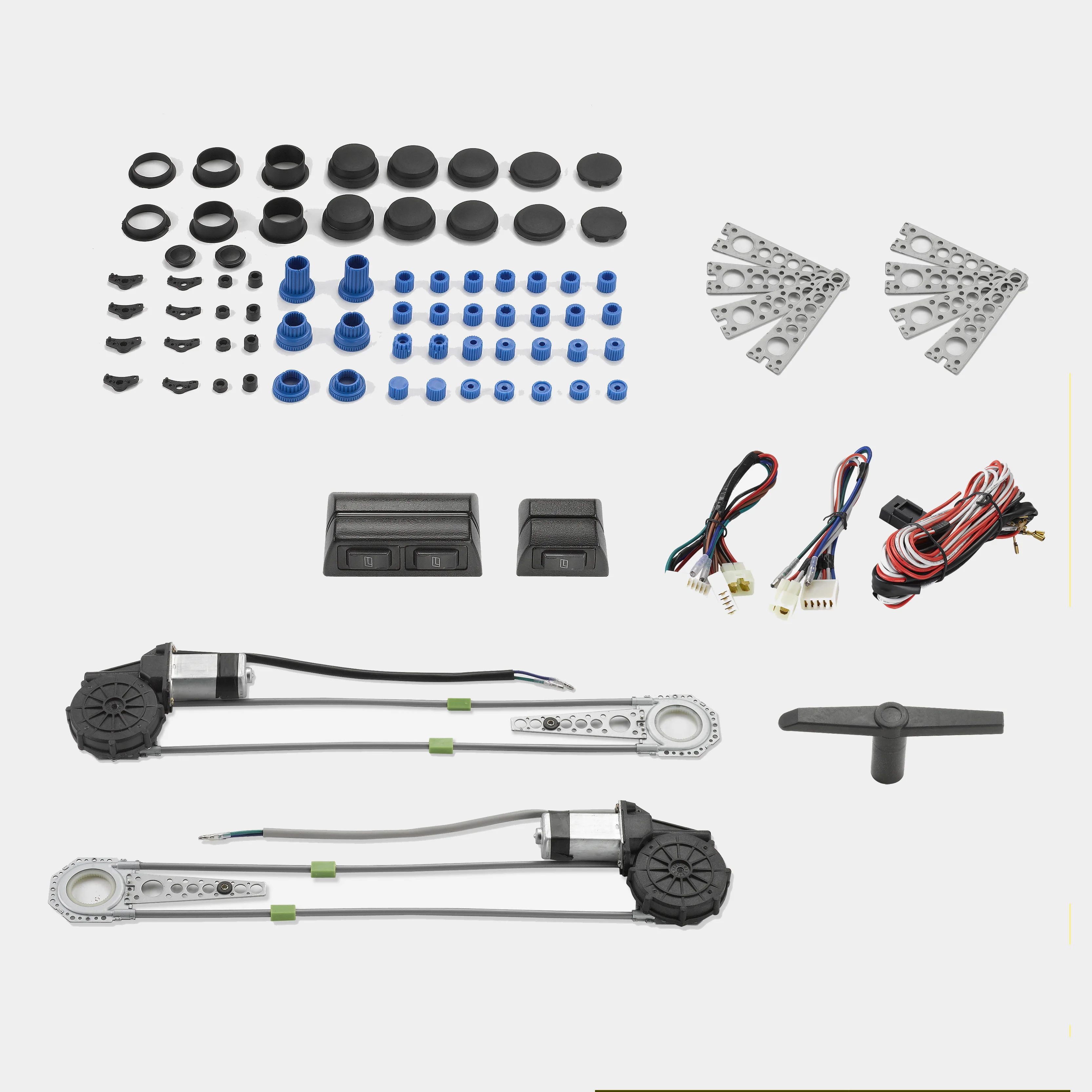 High Quality SPAL Type Universal Power Window Kit 2 Doors