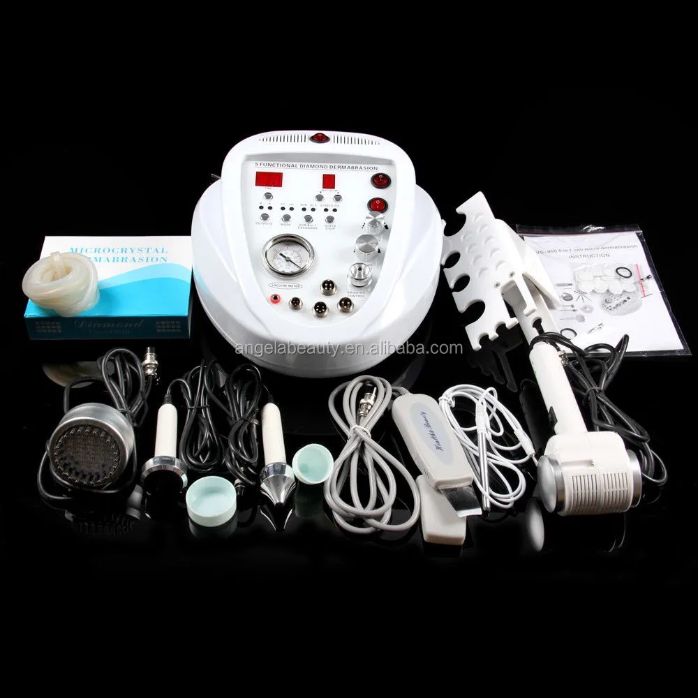 A0206 Beauty salon/spa face machine galvanic ultrasonic diamond dermabrasion facial cleaning