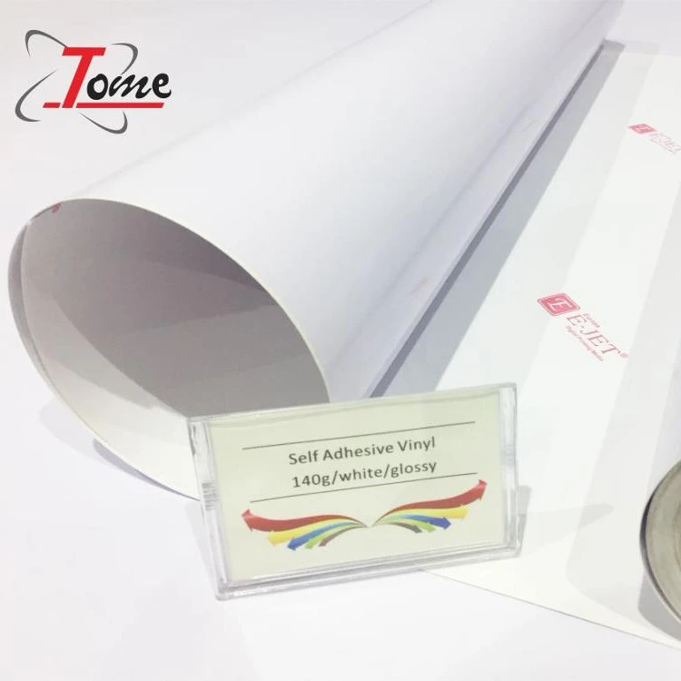 
glossy matte 120gsm 140gsm 160gsm 180gsm 220gsm PVC self adhesive vinyl sticker rolls for printing  (60835093400)