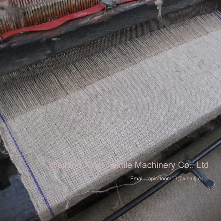 Jute fabric making machine weaving machinery textile rapier loom