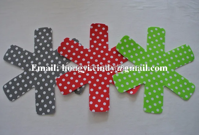 Die cutting heat resistant nonwoven felt hot pot mats, cooking mats