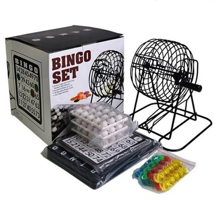 Hot selling party entertainment toy bingo game manual lottery machine drinking game