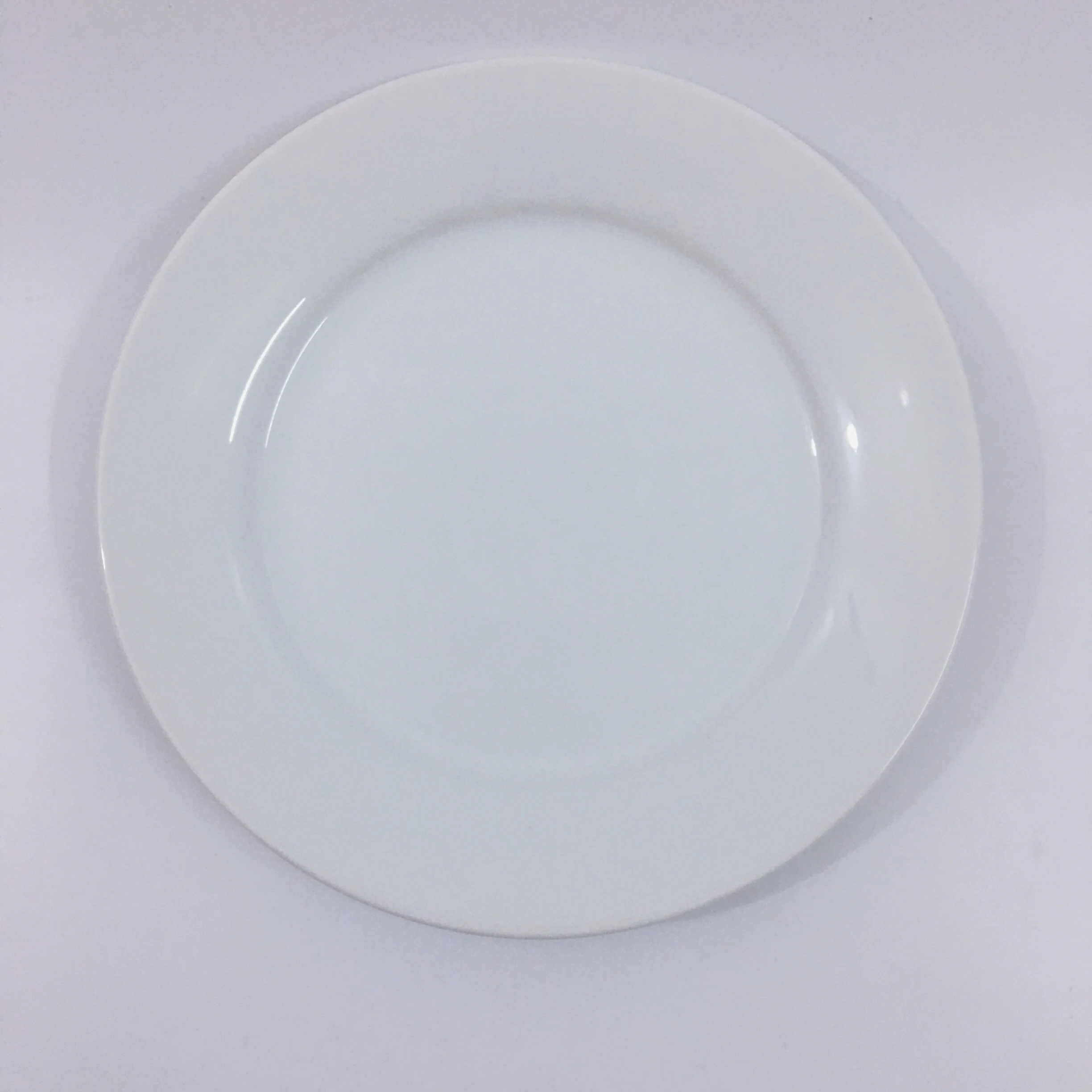 
9 inch China supplier custom printed tableware new products high-end ceramic dinner white plates side dish 