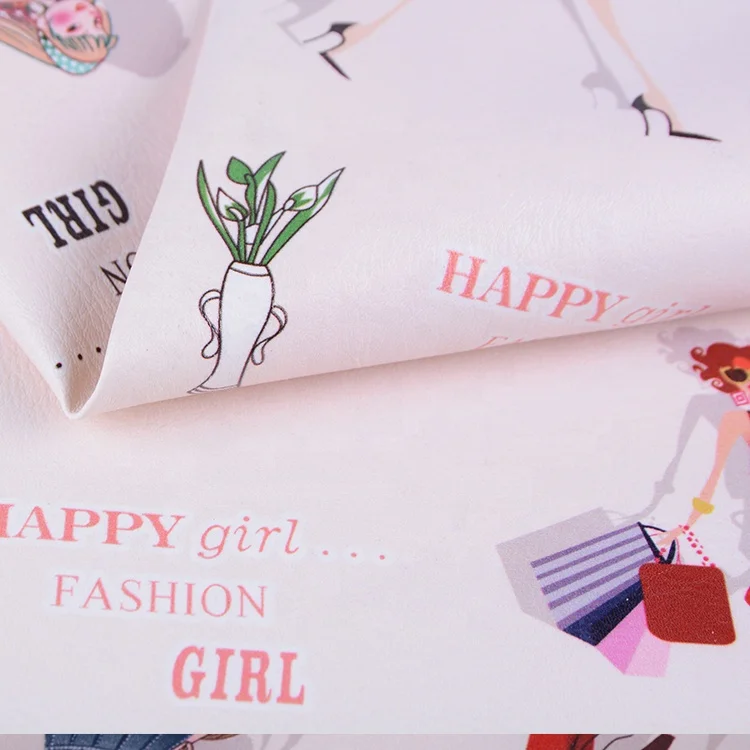  2019 г. Shaoxing оптовая продажа водонепроницаемая модная женская ткань из искусственной кожи с принтом и ПВХ покрытием 100% полиэстер