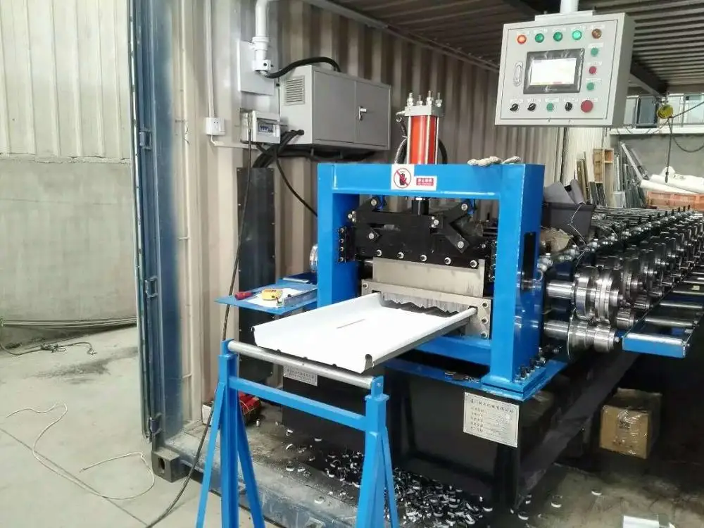 Standing seam metal roof machine clip lock standing seam machine standing seam sheeting machine