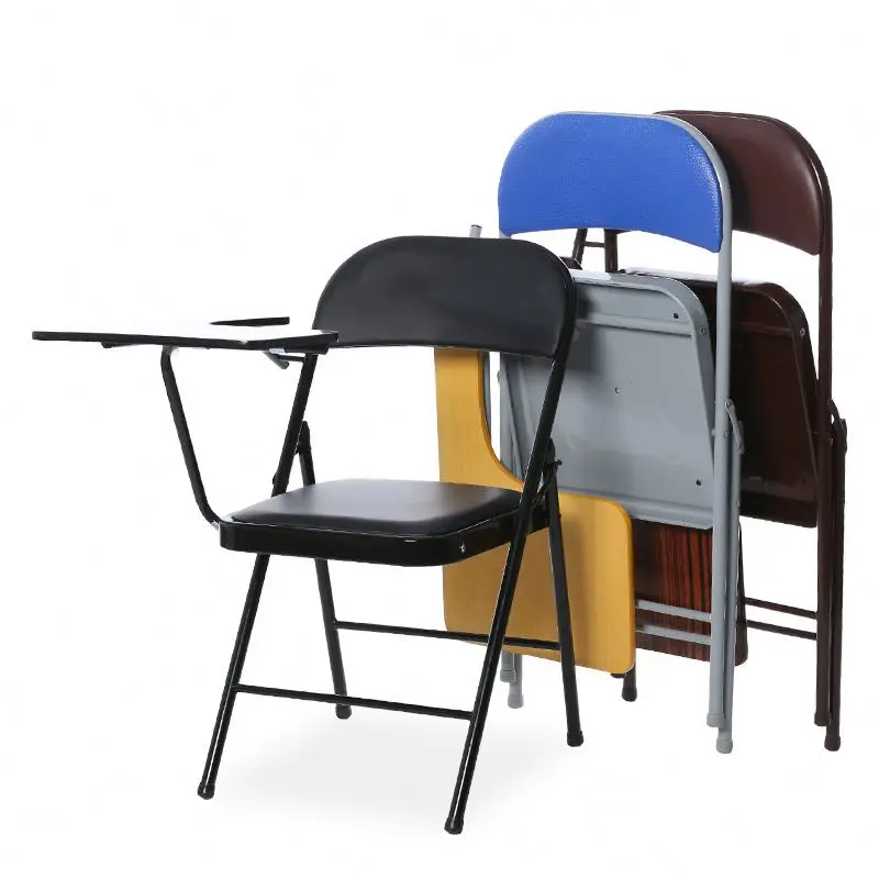 Powerful Hot Sale Office And School Folding Training Chair With Tablet