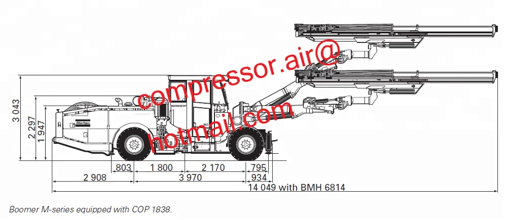 Atlas Copco Drill rigs and rock drills (AC Drill rigs and rock drills ) Mustang 13-F1