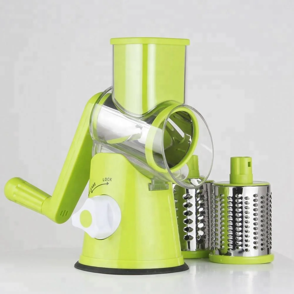 Amazon hot selling multi stainless steel blades twist vegetable shredder potato slicer cutter for home use