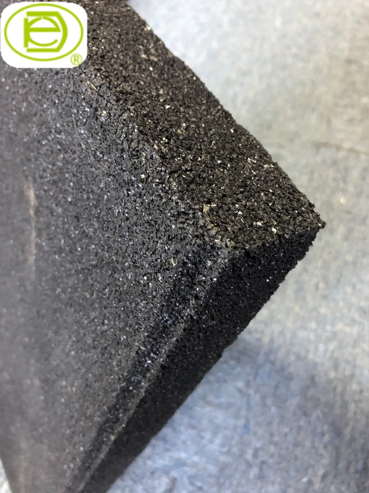 50mm yellow outdoor rubber flooring tiles mat