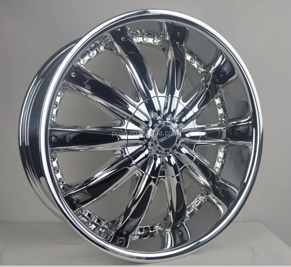 Большие хромированные автомобильные литые диски Pujie 20x8,5