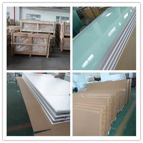 Aluminium framed tempered glass sliding door full height office partition for office wall