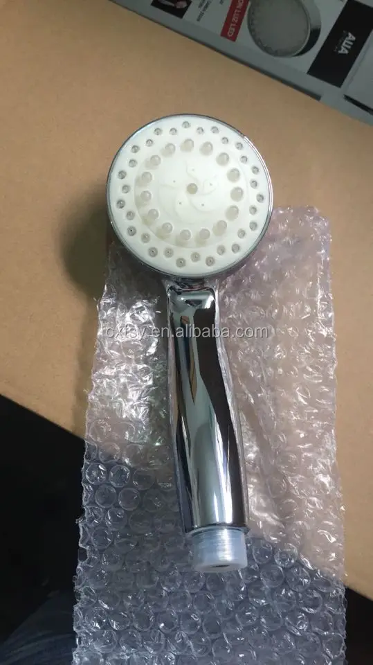 Temperature control LED shower head colorful rain shower for bath