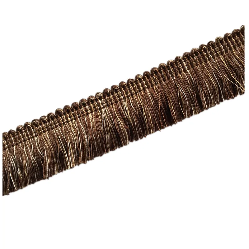 Decorative Rayon Brush Trim Fringe Used For Pillow Fringe