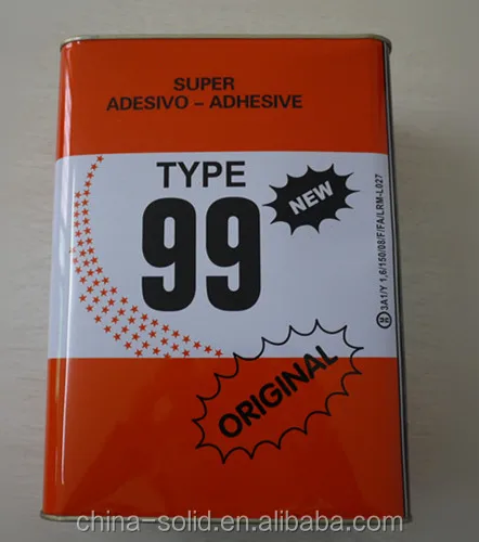 Type 99 neoprene adhesive glue for shoes/GP contact adhesive