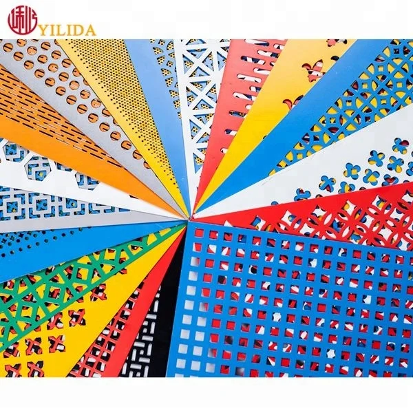 Outdoor Decorative Perforated Metal Panel Wall Cladding Exterior Sheet Metal