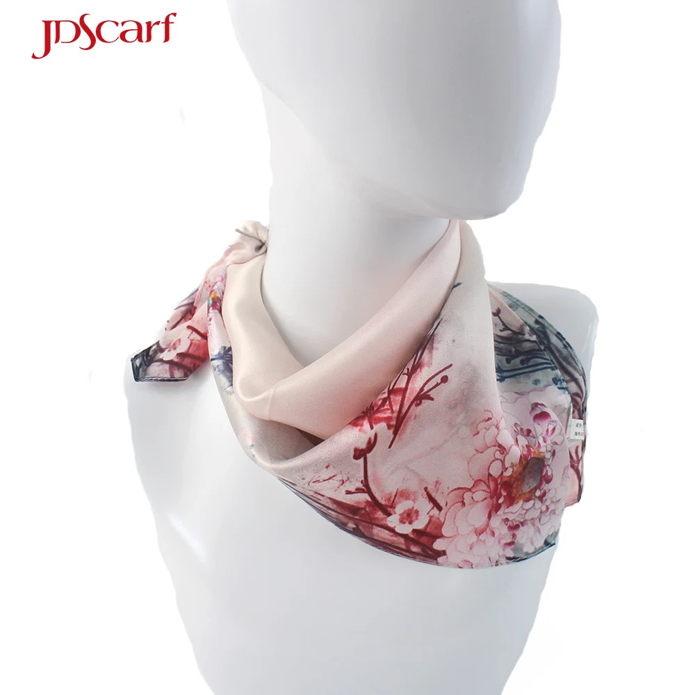 square design small printed satin spanish flamenco manton shawl