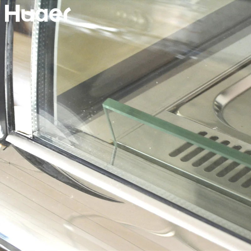 500 liter commercial glass showcase ice cream display freezers price