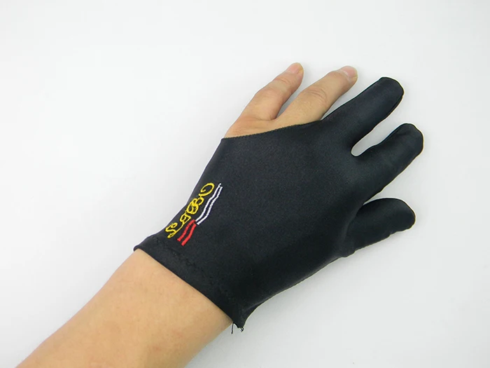 Factory Direct Sale Good Quality Snooker Billiard Cue Glove Three Finger Gloves