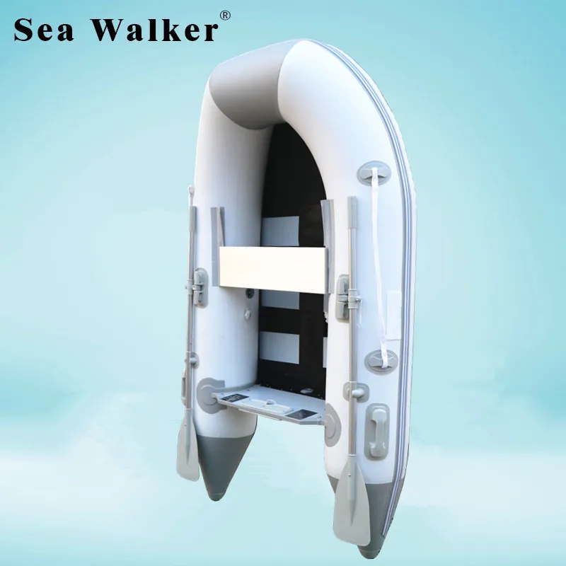 Seawalker Hot Selling 2.3M Inflatable Fishing Boat PVC Material Rowing Boat With Air Slatted Floor Sports Raft With CE