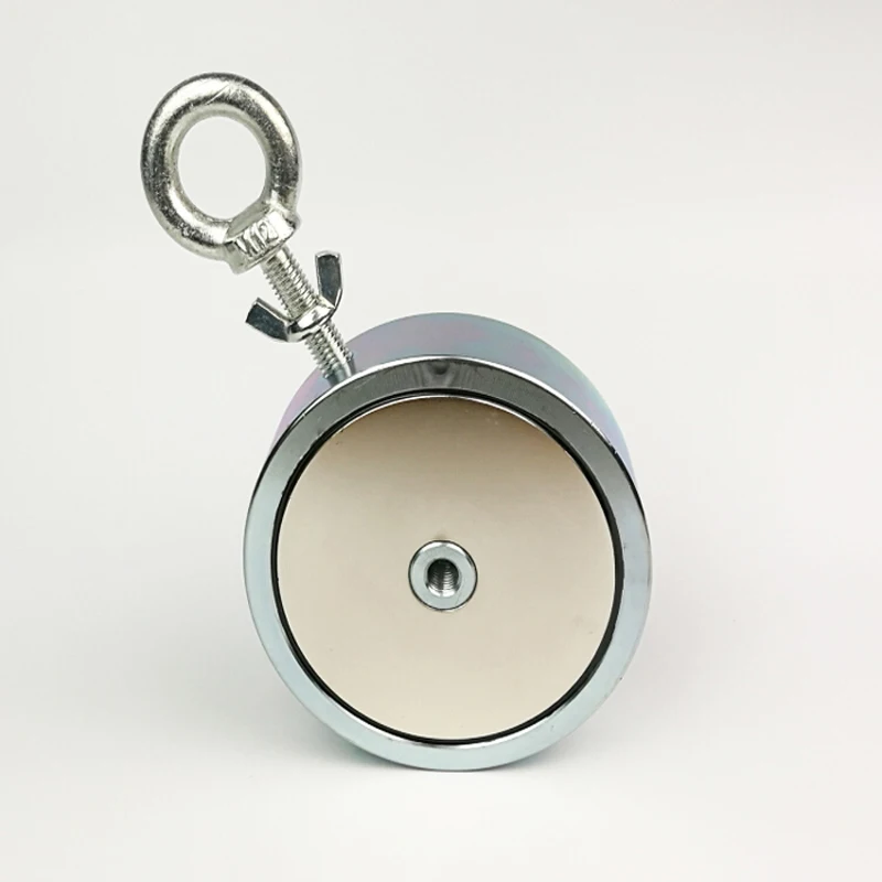 1000kg Neodymium Pot Magnet Fishing Magnet with Countersunk Ndfeb Industrial Magnet Permanent Box, Tool Case or Custom Packaging