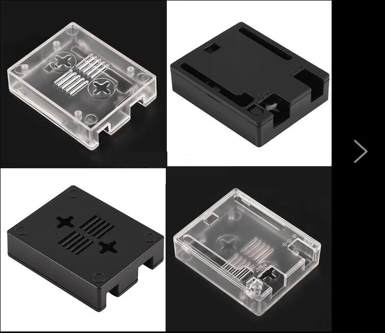 Черный/прозрачный ABS чехол для UNO R3 случае