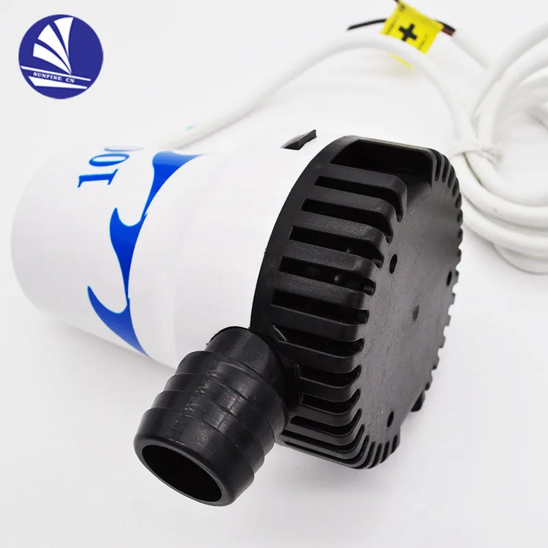 Морской катер 1000GPH AC/DC 12v/24v водяной Трюмная помпа с предохранителем для яхты