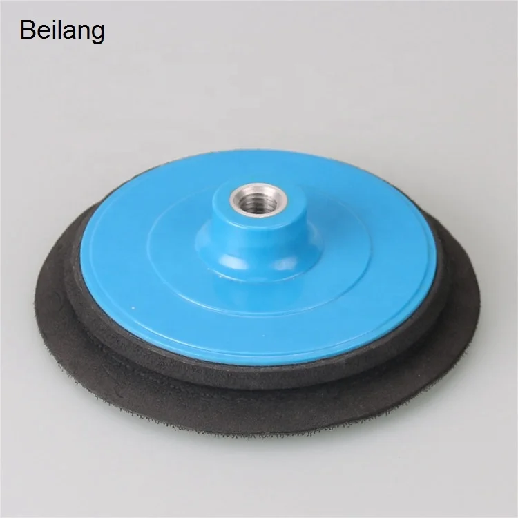 Rubber backing pads for Rupes polisher car polishing machines flexible backing pad m12 m14 adapter
