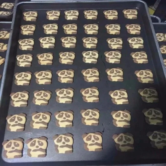 Заводской поставщик, коммерческая машина для изготовления печенья с двумя наполнителями, производственная линия