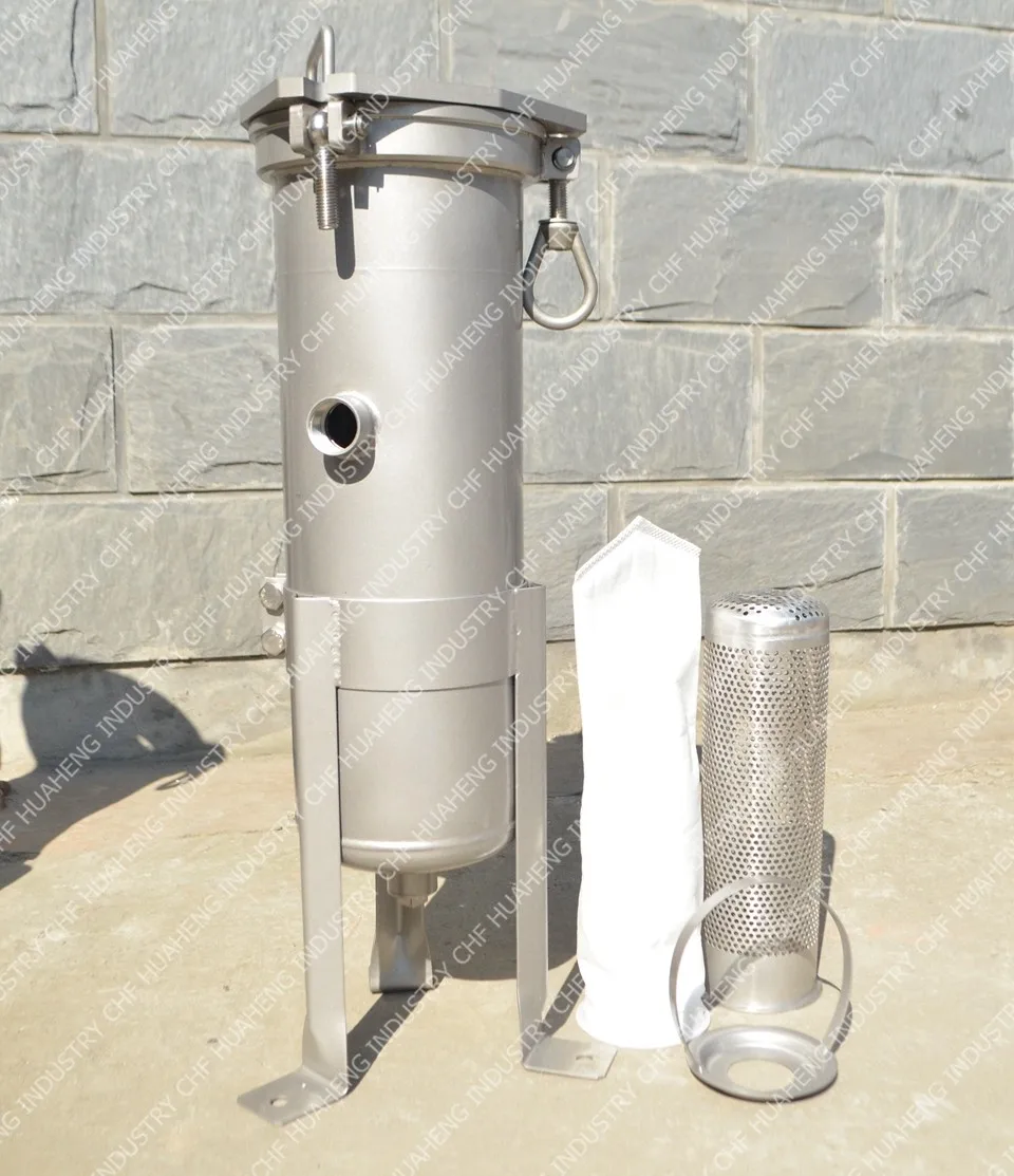 Stainless Steel Single Bag Filter Housing SS304 Bag Filter Vessel
