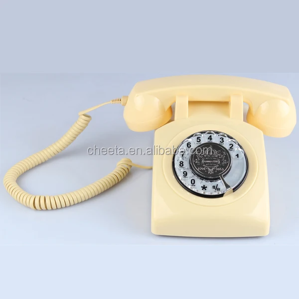 old fashion telephone rotary dial phone decorative retro telephone