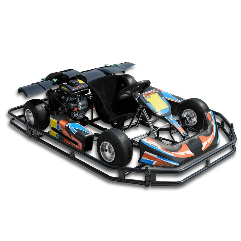 Amusement Park Small Mini Children Safe Electric Single Pedal Go Kart Gasoline 90CC for Kids Steel Tube Chain Drive KAILE,KAILE