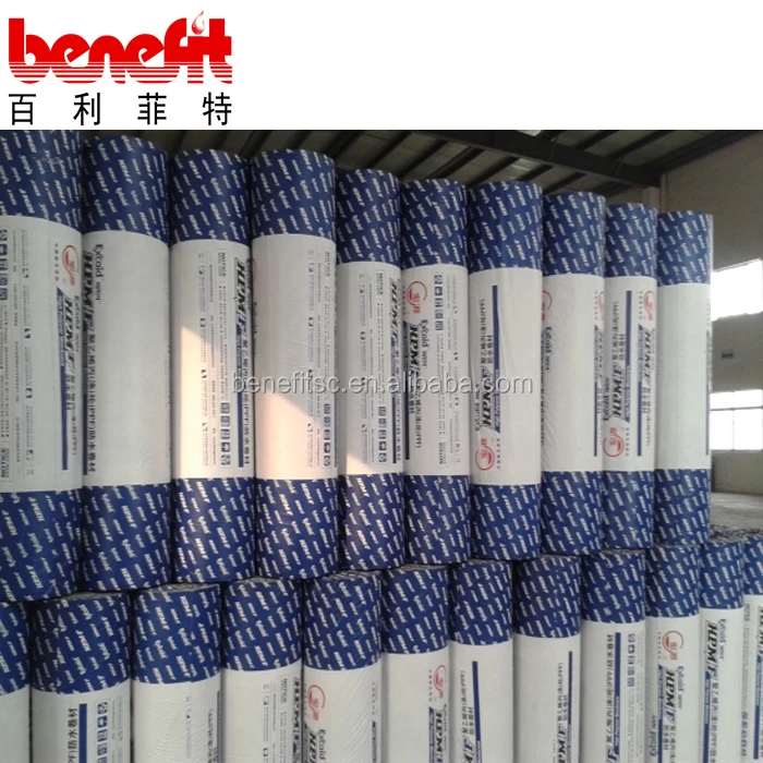 3mm 4mm polyester mat PE film bitumen waterproof roofing torch rolls