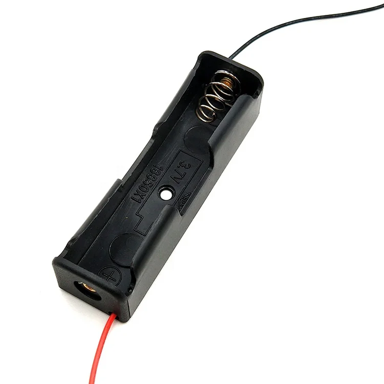 Fuqida Single Battery 18650 Holderd Wired Cell 3.7v Holder Battery Case Box